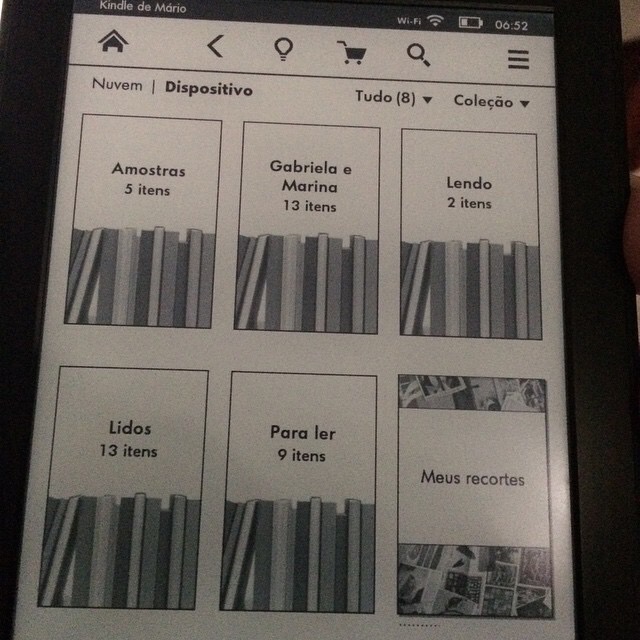 Kindle PaperWhite melhor compra que fiz em 2014.