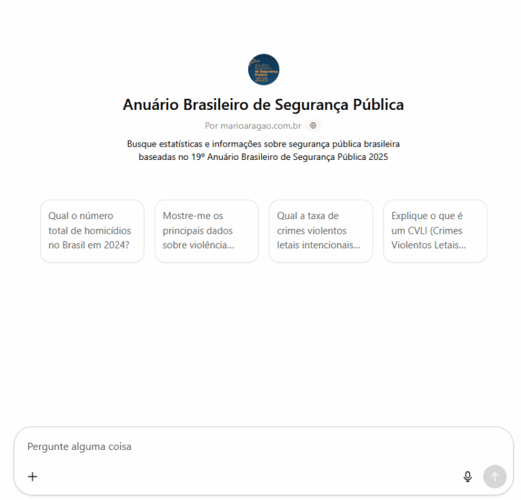GPT Anuário da Segurança Pública Brasileira